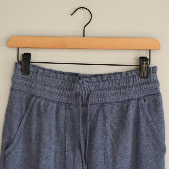 Aerie Women's Small Blue Stretch Waist Pocket Relaxed Skinny Loose Joggers - Picture 3 of 12